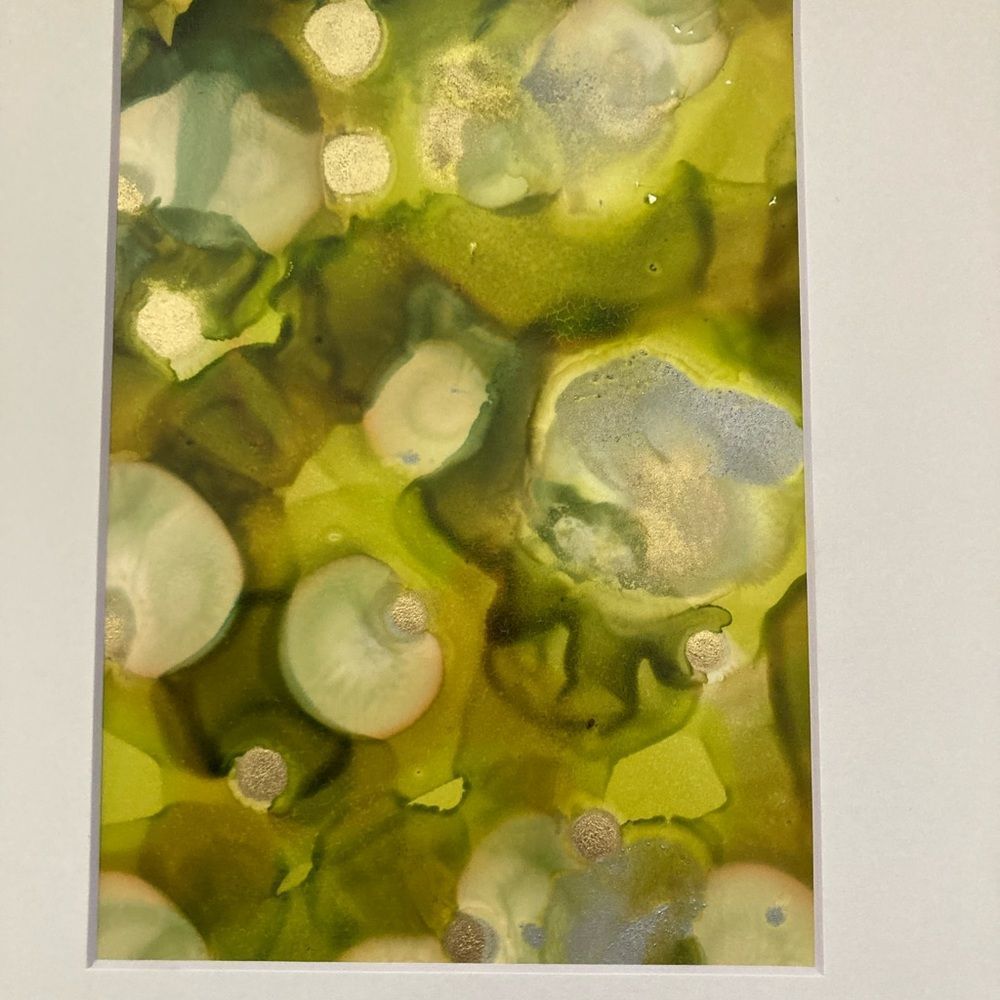 New Original Signed Artwork Alcohol Ink on Paper - Picture 3 of 7